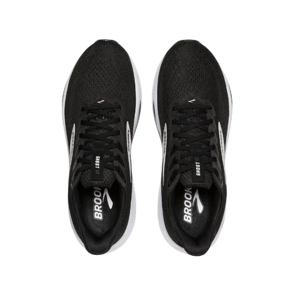 Brooks Women's Ghost 17 Wide Black/White - Image 3