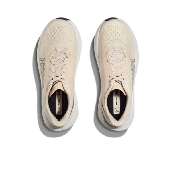 HOKA Women's Mach 6 (Wide Width) Vanilla - Image 4