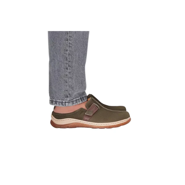 Clark's Women's Orlene Clog Olive Combination Nubuck - Image 5