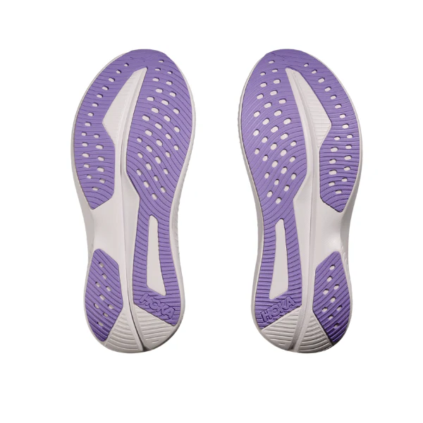 HOKA Women's Mach 6 Wide Grey/Orange - Image 4