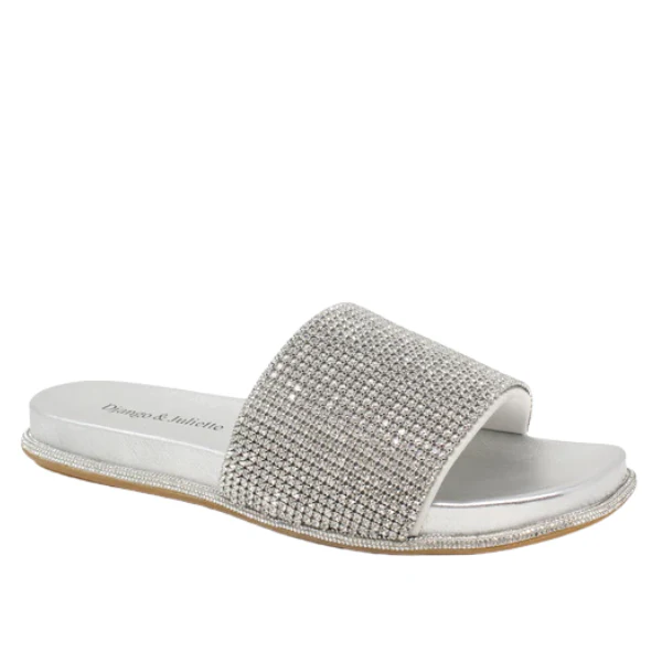 Django & Juliette Women's Yatin Silver Leather Jewels