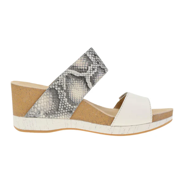 Dansko Women's Shannon Snake/Ivory Leather - Image 2