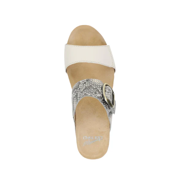 Dansko Women's Shannon Snake/Ivory Leather - Image 3