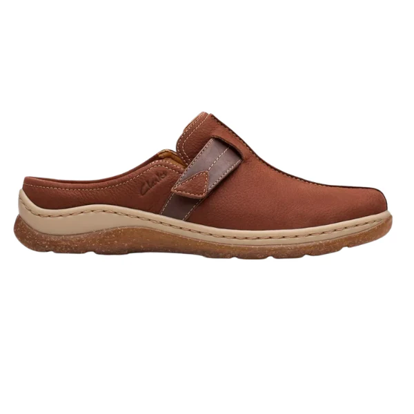 Clark's Women's Orlene Clog Tan Combination Nubuck - Image 2