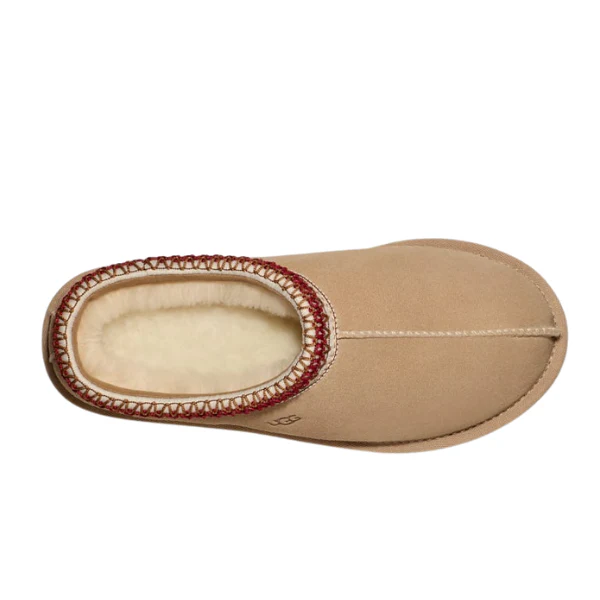 UGG Women's Tasman Slipper Sand/Dark Cherry - Image 3